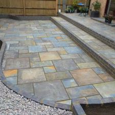 Wholesale Nice Price Nature Decoration Culture Paving Stone Mixed Color Irregular Rusty Slate